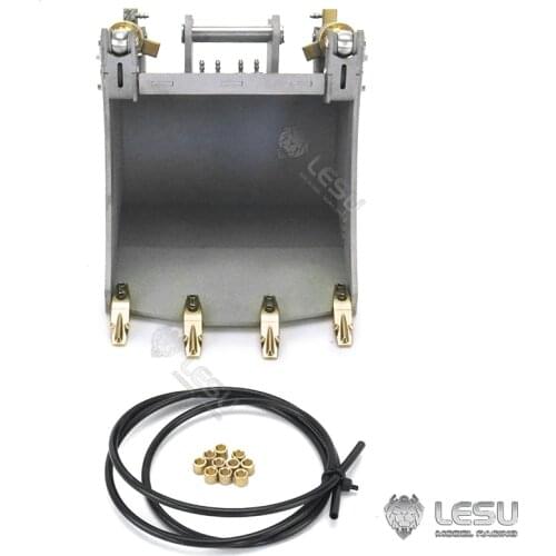Metal Openable Closable Bucket For 1/14 LESU Hydraulic Komatsu AC360 ET30H RC Excavator TH19136