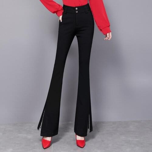 MONBEEPH Women's Flared Trousers