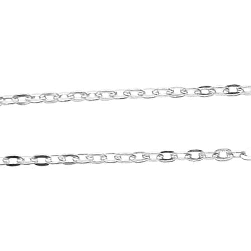 Beadsnice 925 sterling silver fashion chain making necklace findings party gift ID37302