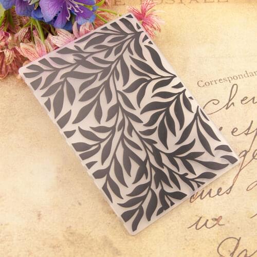 Branches and leaves Plastic Embossing folders Stencil for DIY Scrapbooking Making Photo Album Paper Card Craft Template Decor