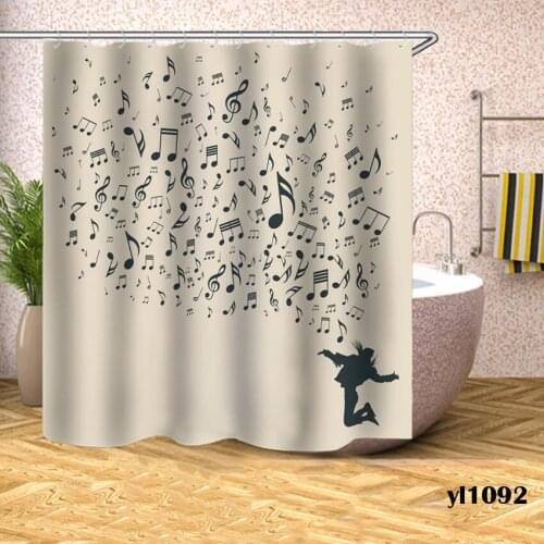 Portrait Shower Curtains People Bath Curtain Waterproof For Bathroom Bathtub Large Wide Bathing Cover 12pcs Hooks Rideau De Bain
