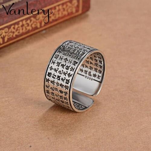 Romantic Charming Open Letter Ring for Women Vintage Boho Party Rings Gothic Punk Jewelry Gifts for Girls