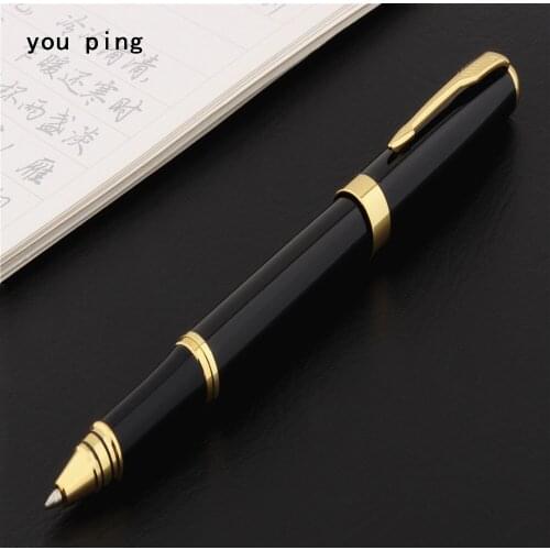 Luxury pen high quality 045 Black Business office Rollerball Pen New School student stationery Supplies Ballpoint Pens