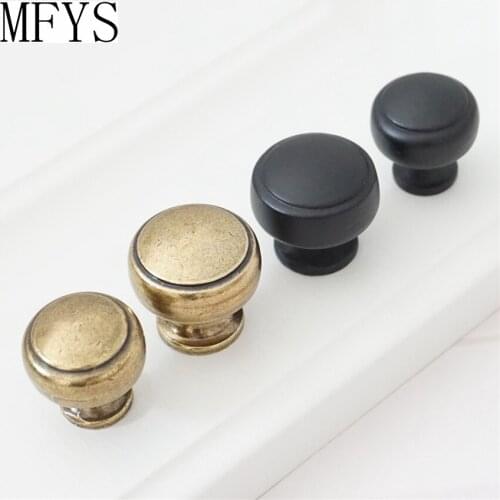 Drawer Knobs Pulls Handles Solid Kitchen Cabinet Knobs Pull Handle Black Antique Bronze Door Handles Knob Furniture Hardware