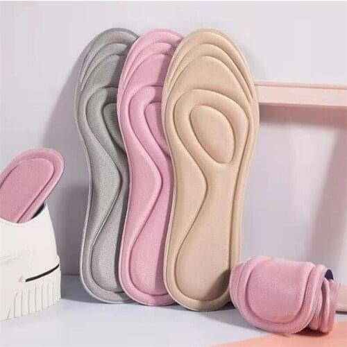 Memory Foam Insoles for Shoes Sole Sweat Shock Absorption Running Shoes Inserts Fascitis Plantar Sports Insoles Feet Care Pads