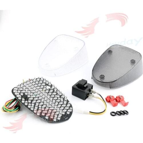 For Yamaha Road Star XV1600 Silverado Midnight 99-03 /Royal Star 96-08 /Vstar CLASSIC 98-08 LED Taillight Integrated