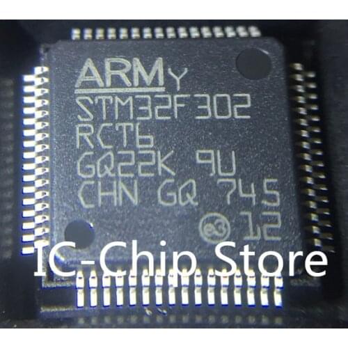1PCS~5PCS/LOT STM32F302RCT6 LQFP64 New original