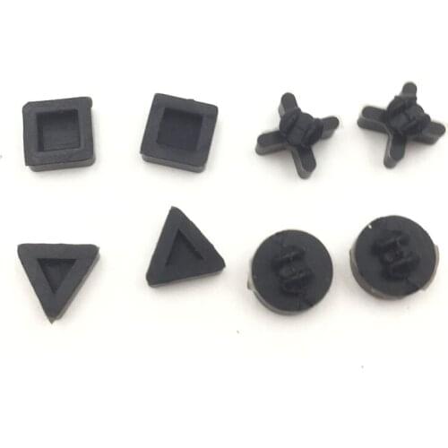20sets 8 In 1 Set Black Soft Rubber Feet Cover Replacement for Sony PS4 Pro Console