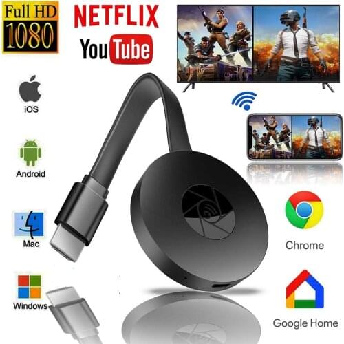 Android / IOS Wireless HDMI Display Dongle HD Mobile TV Projection Video Transmission WIFI Portable Receiver 1080P