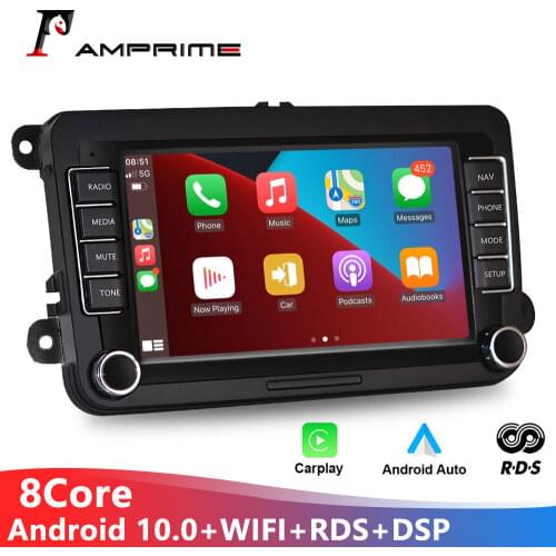 AMPrime 2din Car Radios Android 7" Car Multimedia Player GPS Wifi For VW/Volkswagen Seat/Skoda/Passat/Golf/Polo Audio Stereo