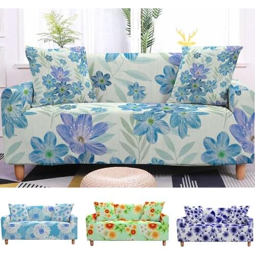 3D Beautiful Flower Slipcovers Sofa Cover Bohemian Ethnic Flower for Living Room Sectional L Shape Sofa Couch Cover 2/3 seater