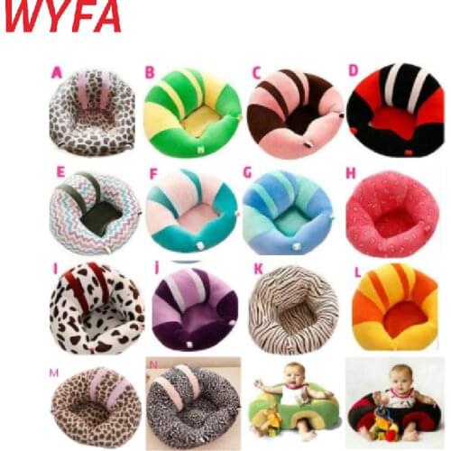 Fullfill Baby care Seat Plush Soft Baby Sofa Infant Learning To Sit Chair Keep Sitting Posture Comfortable For 0-12 Months kids