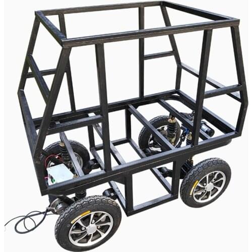 Customized Electric four-wheel driverless hardware vehicle can be developed step motor electromagnetic brake steering controller