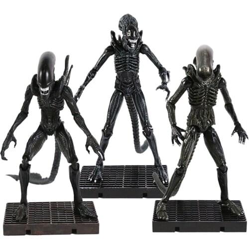 Hiya Toys Aliens Big Chap Warrior Alien Action Figure Joint Movable Model Brinquedos Toy
