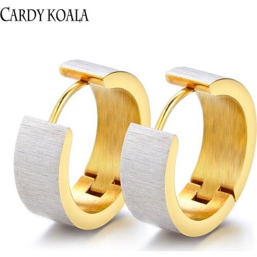 Ins cold wind net red same paragraph summer earrings temperament simple metal ear ring buckle jewelry 22MM big ear buckle