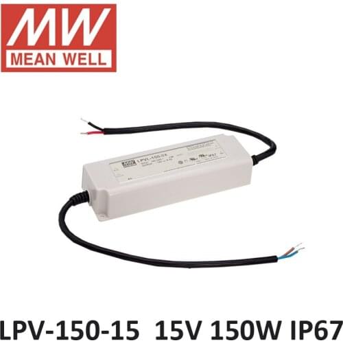 Original Mean well 15V switching power supply LPV-150-15 AC/DC led driver 180 ~305VAC input 120W 15V 8A DC LED power supply