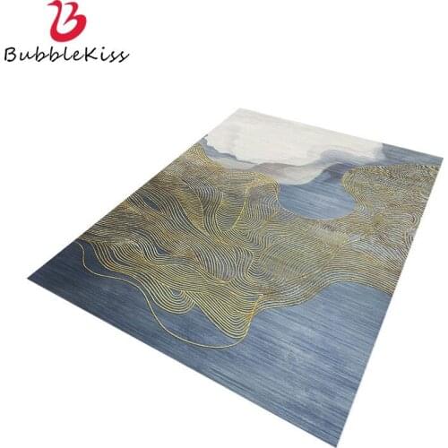 Bubble Kiss European Style Abstract Carpet For Living Room Light Luxury Art Bedroom Decor Area Rugs Non-Slip Soft Bedside Mat