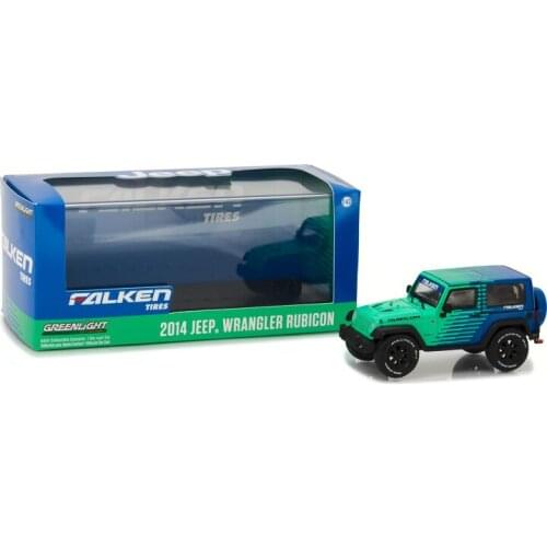 GreenLight 1:43 2014 Jeep Wrangler Rubicon Alloy model car Metal toys for childen kids diecast gift