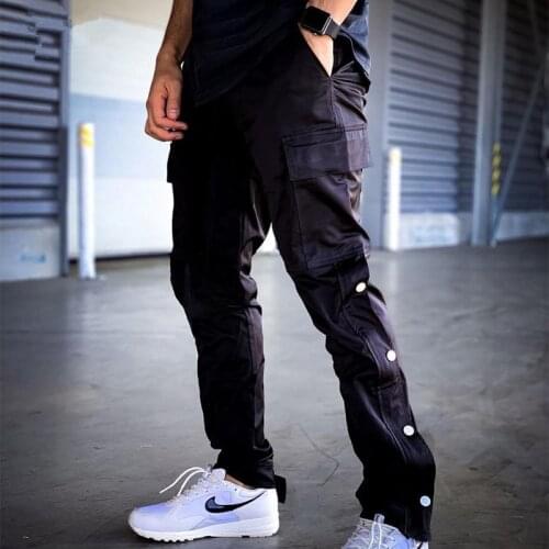 Spring and Autumn New Mens Sports Pants Casual Fashion Loose Straight Leg Overalls Running Sports Comprehensive Training Pants