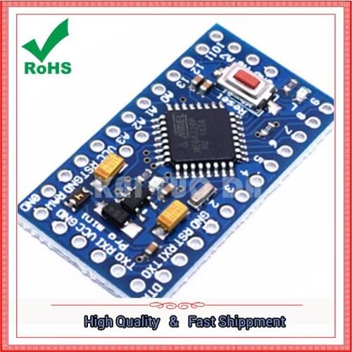 Pro mini improved version of ATMEGA328P 3.3V / 8M building block interactive media module board