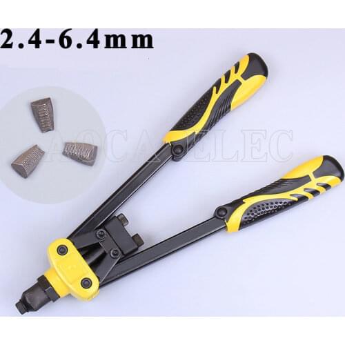 13ch Industrial Manual Core Riveter Riveting Gun Riveting Grab Pliers Rivet Tool Hand Riveter Manual Light-weight Rivet Gun Kit