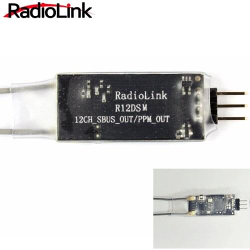Radiolink R12DSM 2.4G 12 Channels Receiver for Radiolink Transmitters AT9 AT9S AT10 AT10II