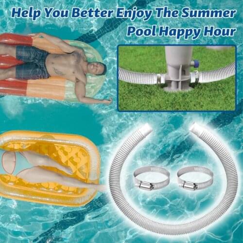 Pools Replacement Hose Swimming Pool Replacement Tube Filter Pump Hose For Above Ground Pools Pump Outdoor Accessories 59inch