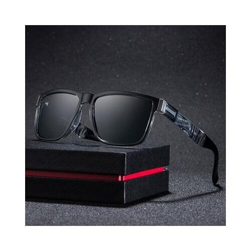 Fashion Wrap Square Frame Retro Decorative Polarized Sunglasses Women Men Versatile Pattern Frame Sunglasses For Adults