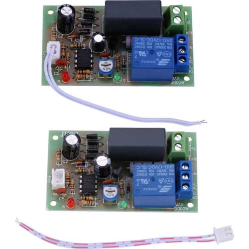 Timer Delay Switch Module AC220V Input/Output Trigger Timer Delay Switch Modul Turn Off Board Adjustable Time latching relay
