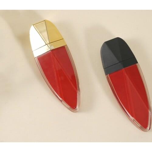 10pcs 7ML Rhombus Lip Gloss Tube Mini Empty Transparent Lip Glaze Bottle Plastic Lipstick Cosmetic Packaging Container Wholesale