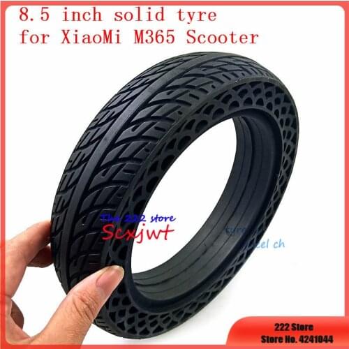 Comfort Electric Scooter Porous Tire for XIAOMI PRO Rubber Tyre Explosion-proof 8.5in Solid Rubber Tire for Xiaomi Mijia M365