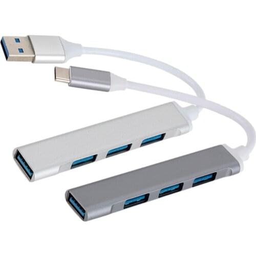 USB Hub Splitter, USB 3.0 USB 2.0 4 in 1 Hub Dock Station Multiport Type-c/USB Adapter For Xiaomi Macbook PC Computer Accessorie