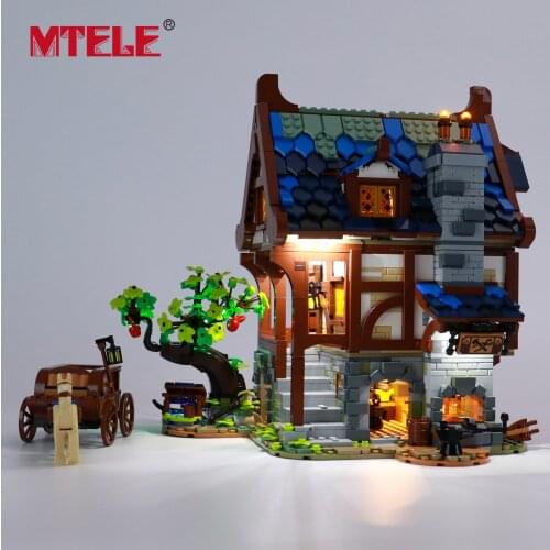 MTELE LED Light Kit for 21325 Medieval Blacksmith
