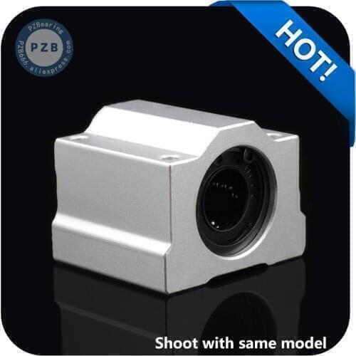 1pcs SCS25UU Linear Bearing 25mm Block CNC Router Bush Pillow Block Linear Unit