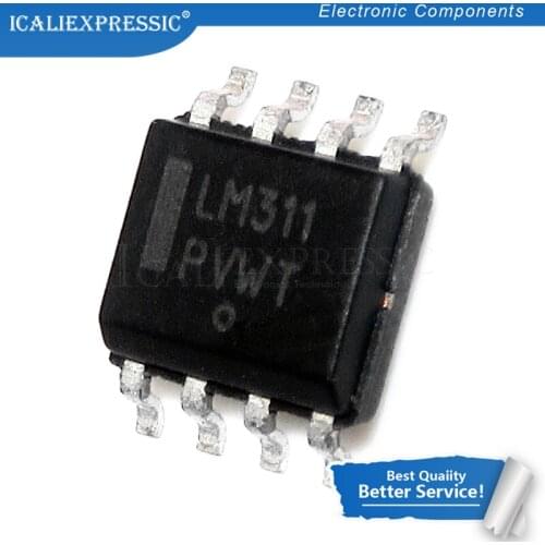 10PCS LM311DR SOP8 LM311 SOP-8 SMD 311DR Operational Amplifiers LM311D SOP