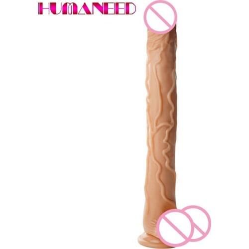 41*5.5cm Super Long Dildo with Suction Cup Realistic Huge Penis Lesbian Large Dick Sex Toys For Women Giant Big Soft Horse Dildo