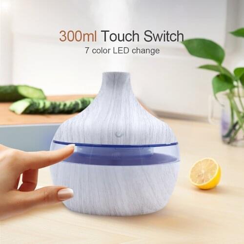 @ 300ml Air Aroma Essential Oil Diffuser Led Aroma Aromatherapy Humidifier Diffusore Oli Essenzi Led Aroma Aromatherapy 2021
