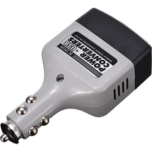 DC 12/24 V to DC 220 V/USB 6 V 5W Car Power Inverter Adapter Mobile Auto Power Car Charger Converter With USB