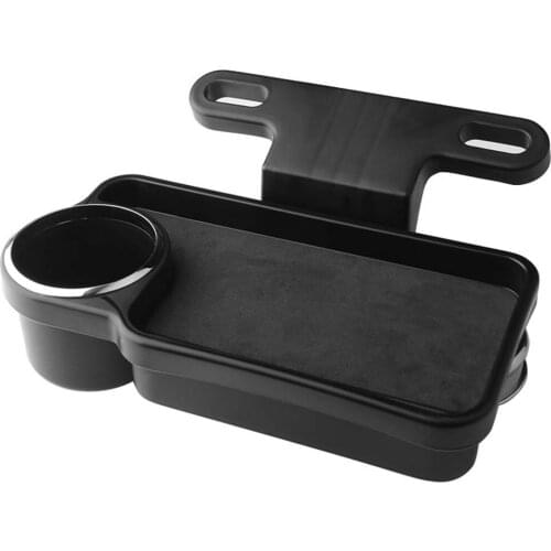 Car Folding Table Auto Drink Food Cup Tray Car Back Seat Table Folding Interior Water Coffee Holder Stand Desk Accessories