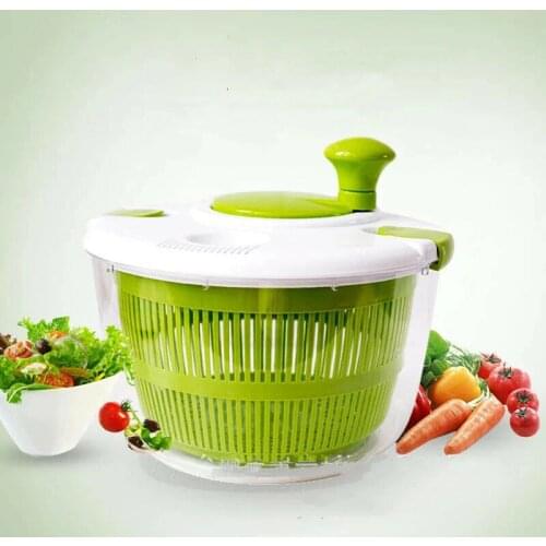 Large Manual Salad And Vegetable Washer Spinner Dryer Household Fruit Vegetable Dehydrator