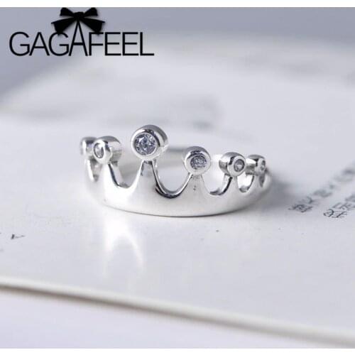Кольца с фианитами для женщин Gagafeel China At AliExpress