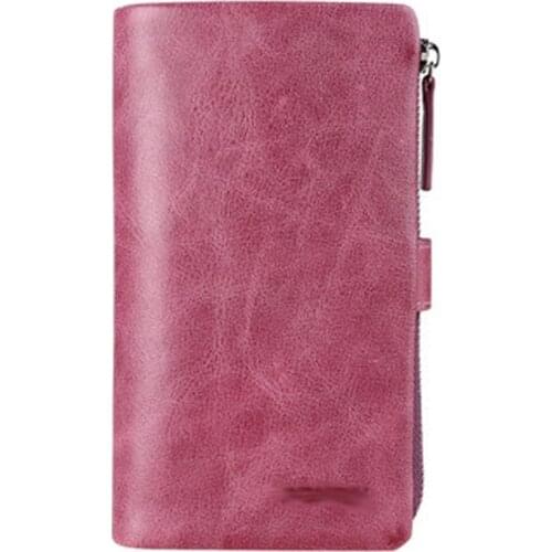 Leather key bag female Korean cute personality mini multi-function key bag phone card wallet wallet one package female