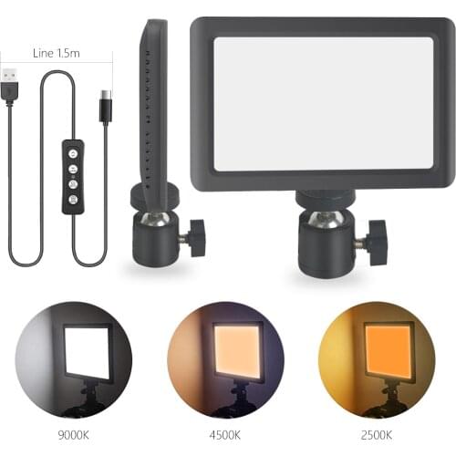 W86C Dimmable Camera Led Video Light Bracket Tripod for Photography Rgb Led Light for Makeup Camera Lighting Selfie Ring Light