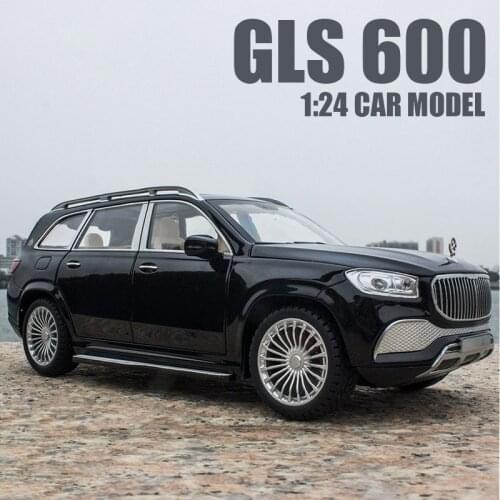 1:24 Maybach GLS600 Car Model Die Cast Alloy Boys Toys Cars SUV Model Car Collectibles Kids Car Free Shipping