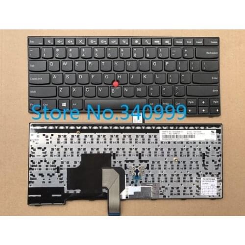 New original US keyboard for Lenovo Thinkpad E450 E455 E450c Keyboard US WITH Frame