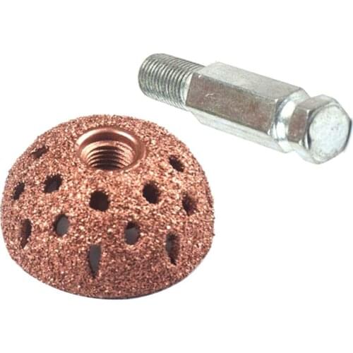 38mm Bike Grinder Wheel Grinding Head With Hexagonal Linking Rod Adapter