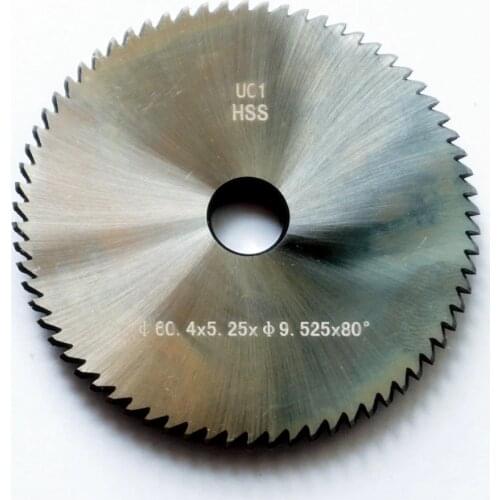 U01 angle milling cutter 60.4mm HSS key cutter for SILCA UNOCODE 399 series key cutting machines[one piece]