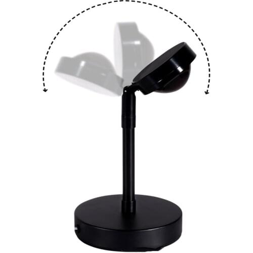 USB Sunset Lamp Rainbow Atmosphere Led Night Light Sunset Projector Lamp Bedroom Decor Background Home Decoration Colorful Lamp