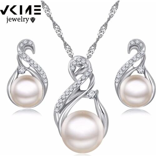Женские ожерелья из жемчуга VKME China At AliExpress