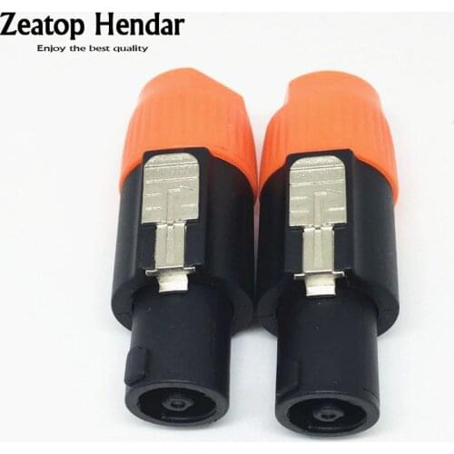 5PCS High Quality Speakon 4 Pin Male Plug Compatible Audio Cable Connectors